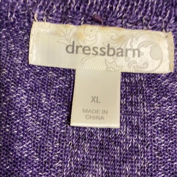 Dress Barn Purple Cardigan Size XL - Picture 5 of 9